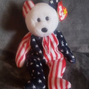 TY BEANIE BABIES SPANGLE WITH ERROR HANG TAG